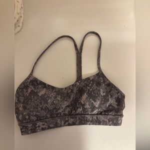 Lululemon Gray Patterned Women's Sports Bra